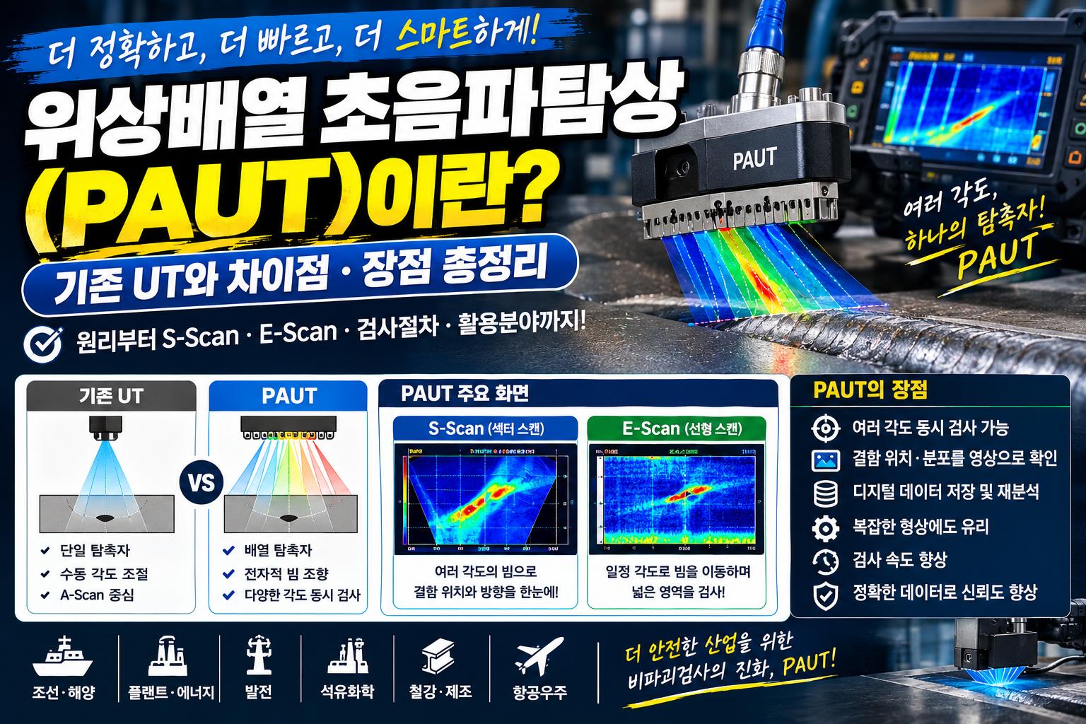 위상배열 초음파탐상(PAUT)이란?