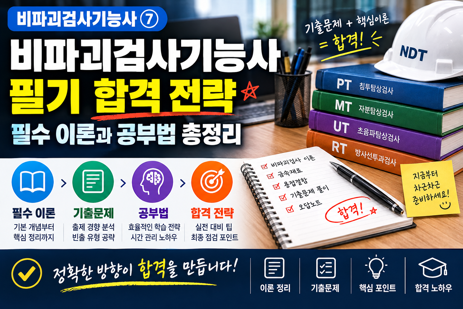 비파괴검사기능사 필기 합격 전략